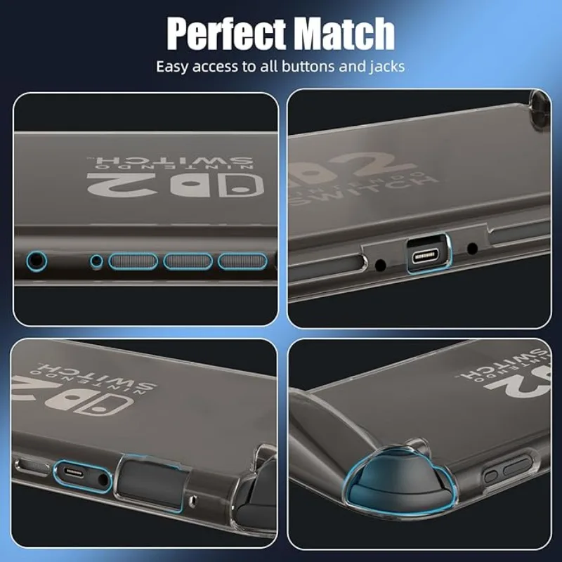 

For Nintendo Switch 2 Slim Soft TPU Switch 2 Cover Shockproof Protective Case Shell Durable Gaming Cover Handheld