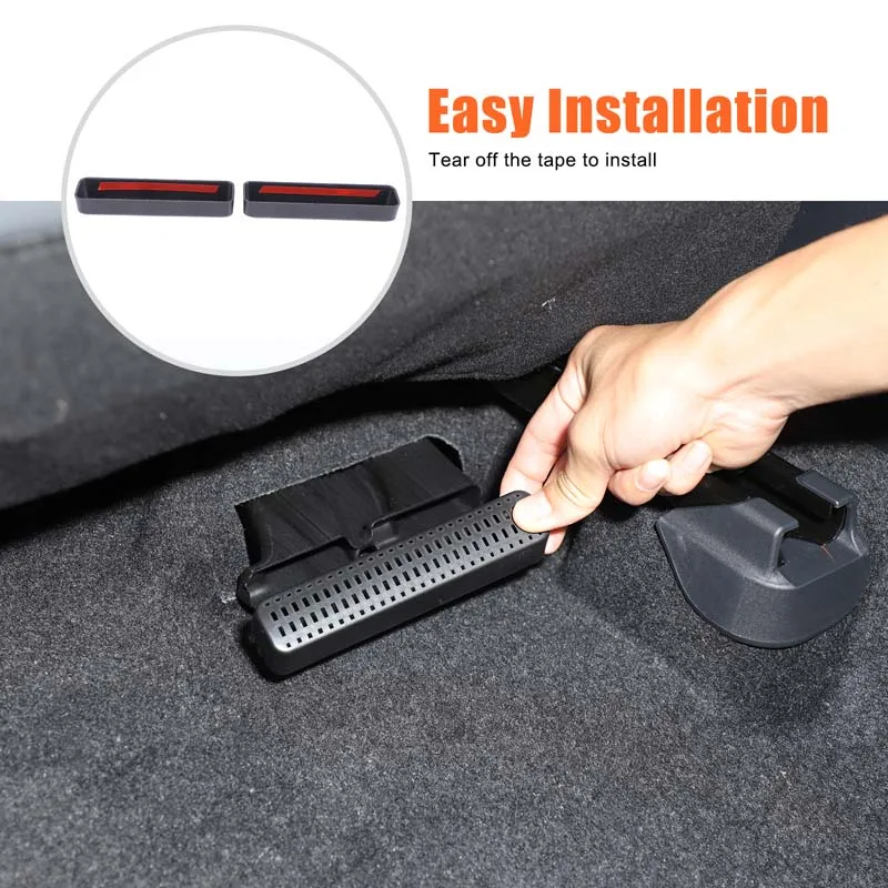 

For Toyota RAV4 Rongfang 2026+ ABS black car seat air outlet mask decorative sticker car interior protection accessories