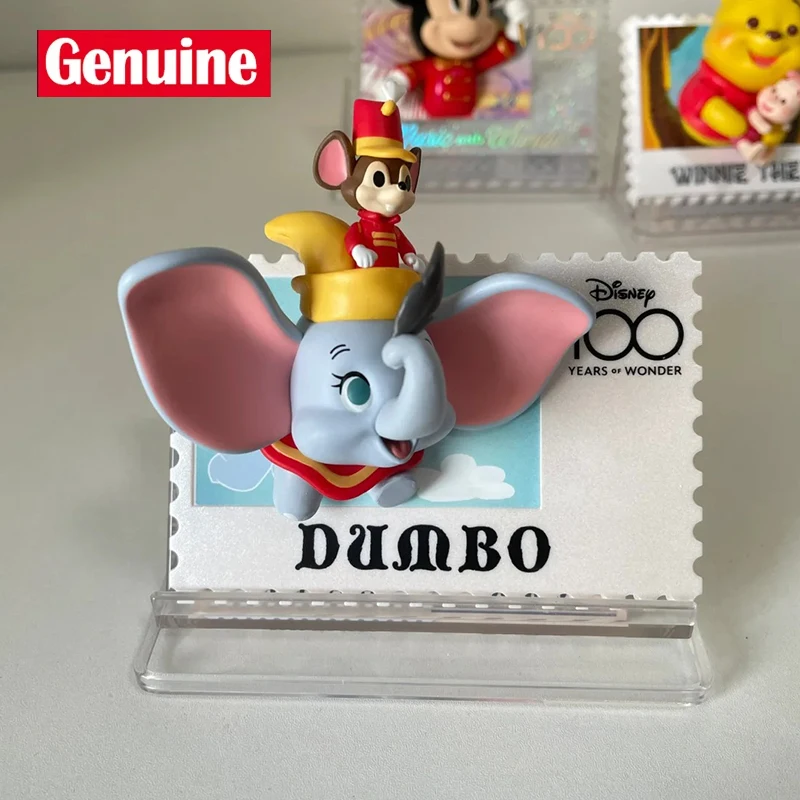 

Genuine Miniso Disney Anniversary Retro Stamp Series Blind Box Anime Figure Surprise Mystery Box Fridge Magnet Customized Gift