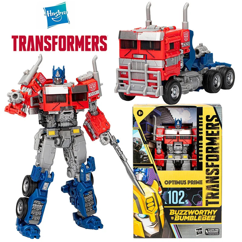 

Hasbro Transformers Rise of The Beasts Studio Series SS102BB Optimus Prime Voyager Class, оригинальная фигурка, модель, игрушка в подарок