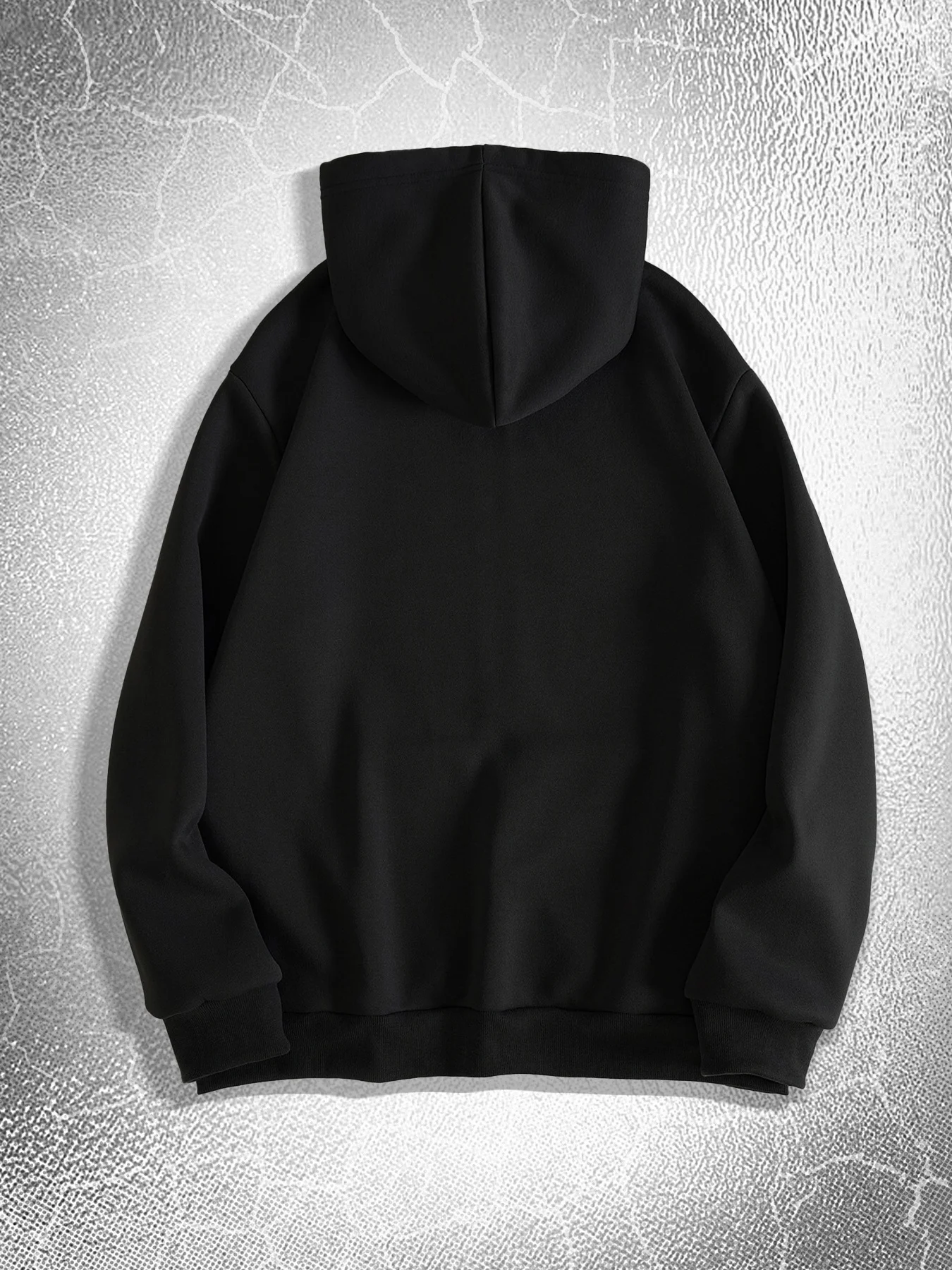 Double Skull Hand Print Casual Zip Cardigan Sweatshirt Autumn Winter Street Outerwear