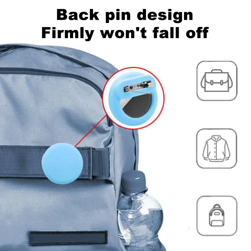 حامل سيليكون جديد للأطفال مع دبابيس أمان حافظة تعقب GPS للأطفال المسنين مخفي داخل الملابس والأحذية