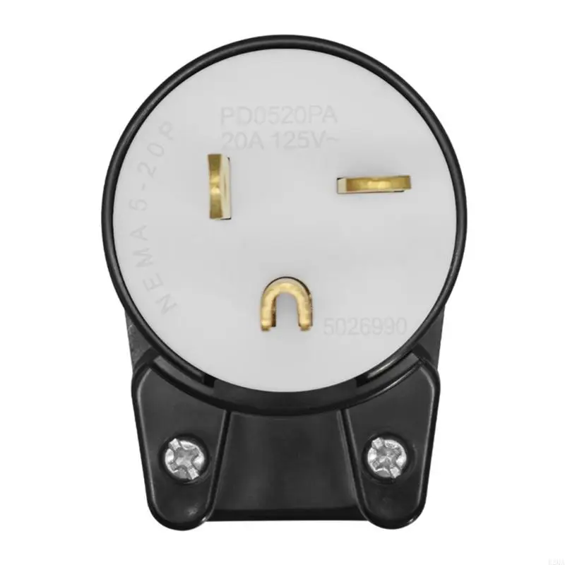 

3 Prong Nema 5 20P Power Plug Support 20A 125V Power for Industrial Electrical Applications B2QA