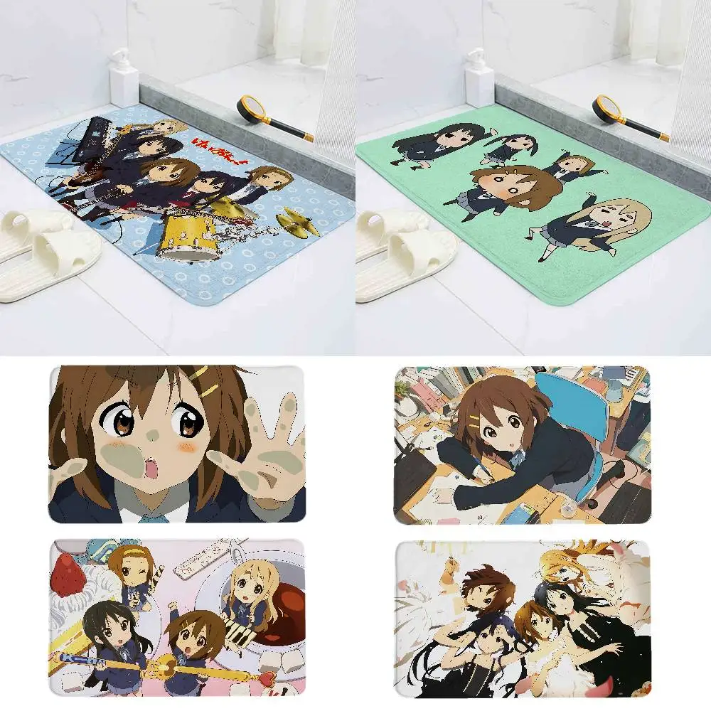 K-on Anime Fußmatten Hause Wäsche Teppich Teppich Für Wohnzimmer Dekor Lounge Bereich Anti-slip Fuß Matte Eingang fußmatte