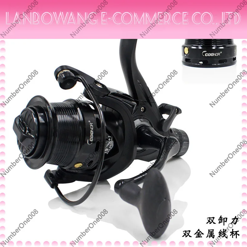 Cross-Border JY Dual Drag Double Full Metal Spool Front Rear Brake Carp Fishing Reel European Line