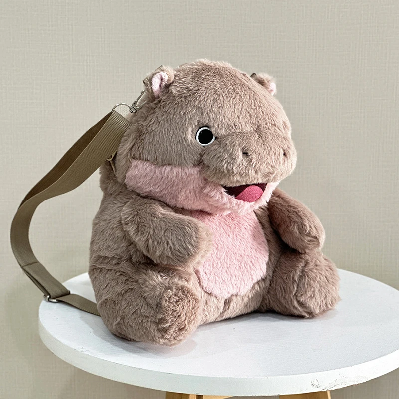 Moo Deng Plush Doll | Dwarf Hippopotamus Plush Dolls | Plush Toy Hippopotamus Plushie Kawaii Animal Soft Stuffed Pillow Doll