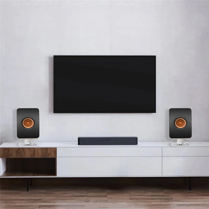 Support de haut-parleur de bureau en acrylique, pour KEF LS50 Meta/LS50 Wireless II/Q150/Q350/R3 Meta/LSX II Durable