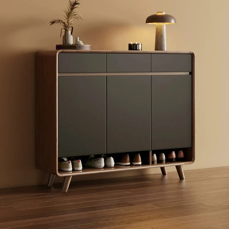 Comfortable Entrance Shoe Cabinet Living Room Cupboard Shoe Cabinet Vertical Organizer Shelf Zapatero Mueble Hallway Furniture
