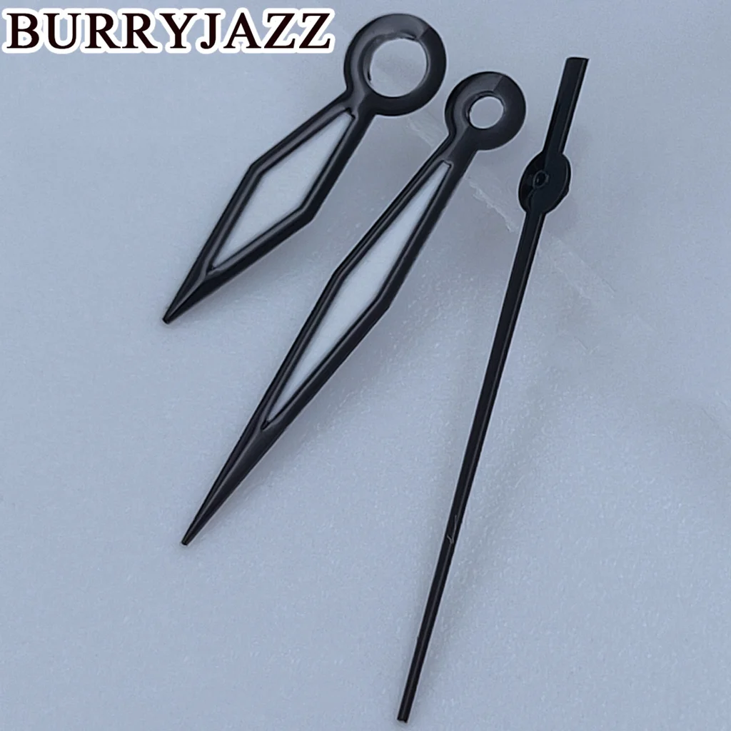 BURRYJAZZ NH35 NH36 NH38 7S26 7S36 4R35 4R36 Watch Hands Black Hands Green Luminous
