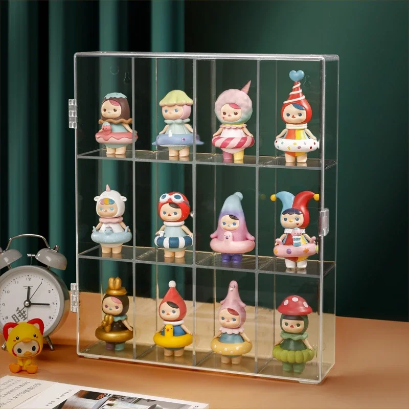 

Blind Box Storage Display Stand Handmade Bubble Mart Display Box Storage Box Transparent toys Dustproof Cabinet