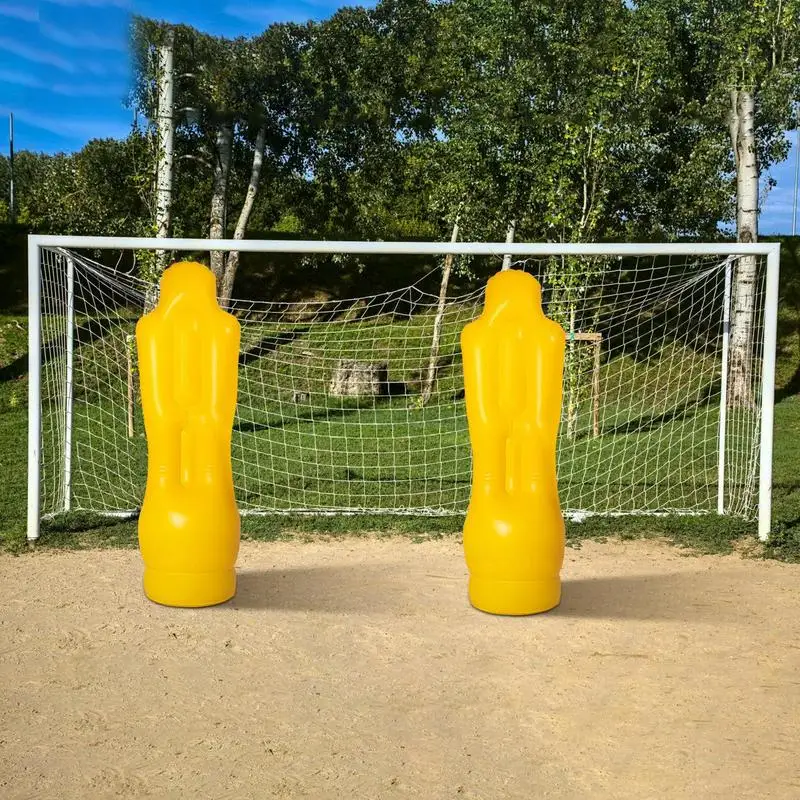 1.75m PVC Gonfiabile Sacchi di Sabbia Allenamento di Calcio Portiere Solista Allenatore di Calcio Tumbler Aria Manichino Strumento di Parete di Allenamento di Calcio strumento