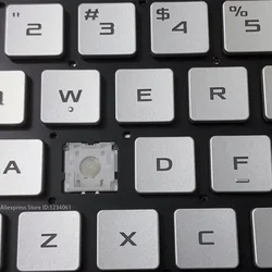 Silver Replacement Keycap Key For Asus ROG G14 Zephyrus GA401 GA401I GA401IU GA401IV GA401M GA401QH Laptop Keyboard KEY & Clips