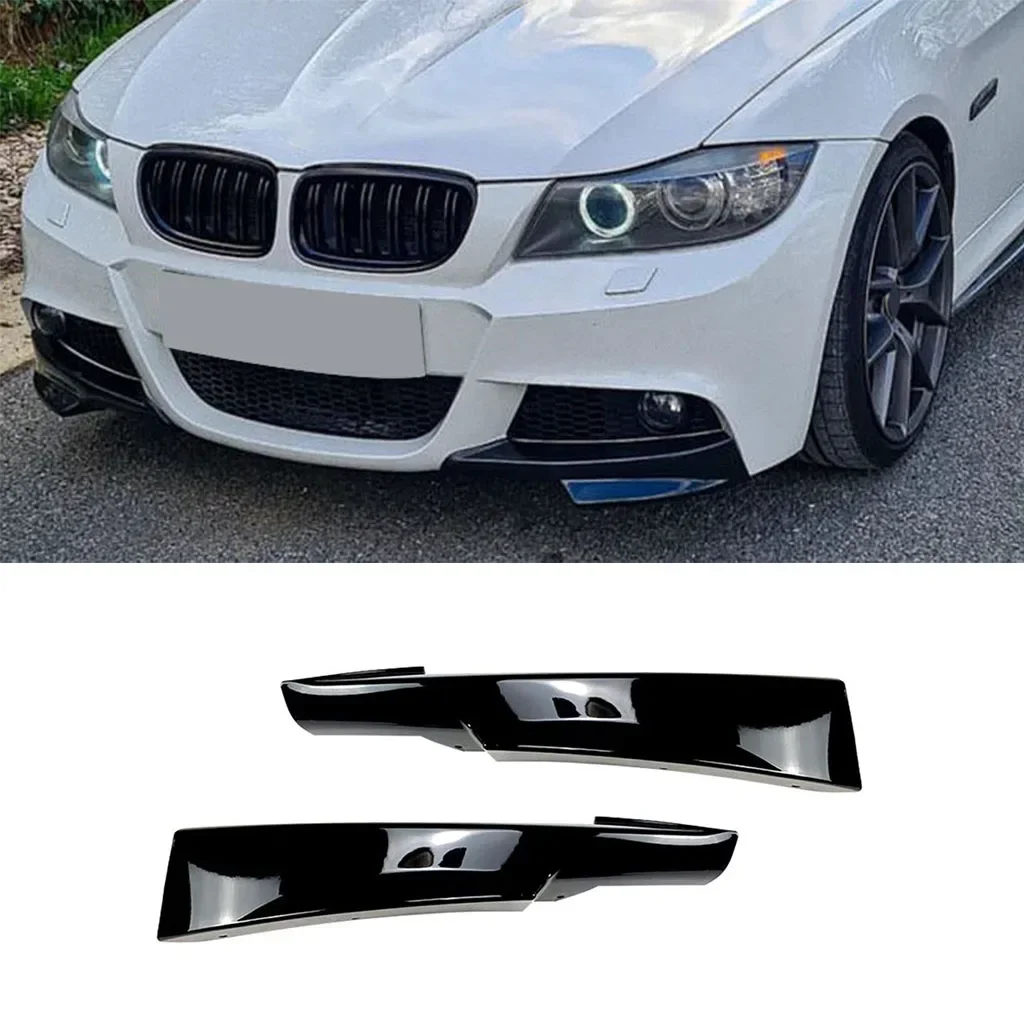 

New！ Front Bumper Lip Side Splitter Spoiler Body Kit For BMW 3 Series E90 320i 330i M-Tech LCI 2009-2012 Front Bumper Protector