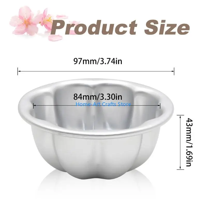 แม่พิมพ์อบอลูมิเนียมอลูมิเนียมที่ทนทานได้สำหรับคัพเค้กที่มีการนำความร้อนสูงและผิวสำเร็จรูป
