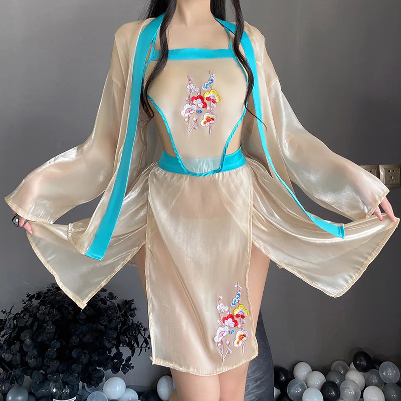 

Женское нижнее белье, экзотические комплекты, ночное белье, Китайская Республика Ханфу, китайское Cheongsam, юбка с поясом, платье, униформа для косплея, ролевые игры