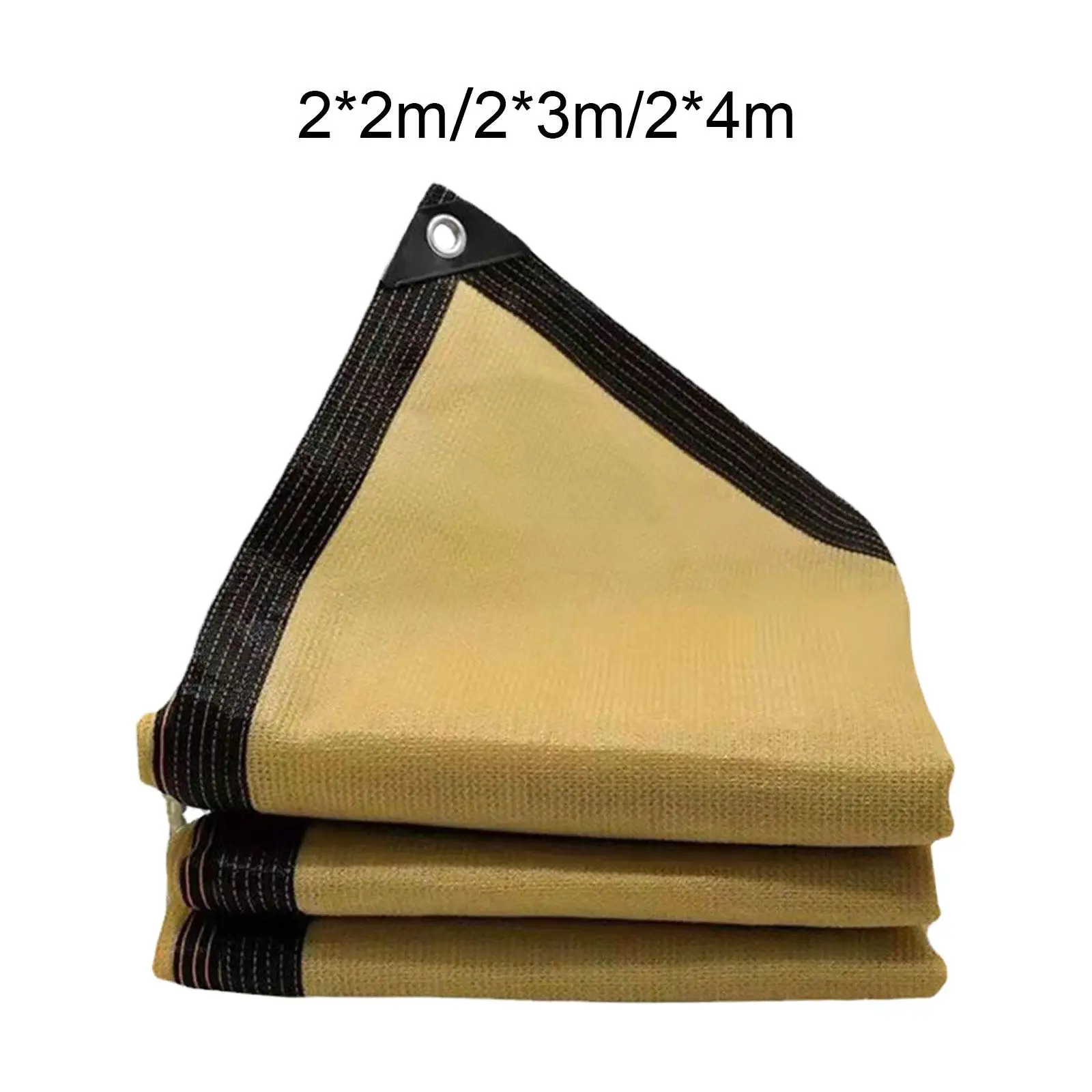 Shade Cloth with Grommets Patio Pool Shade Rectangle Outdoor Canopy Sun Shade Net for Yard Greenhouse Plants, Roof Backyard