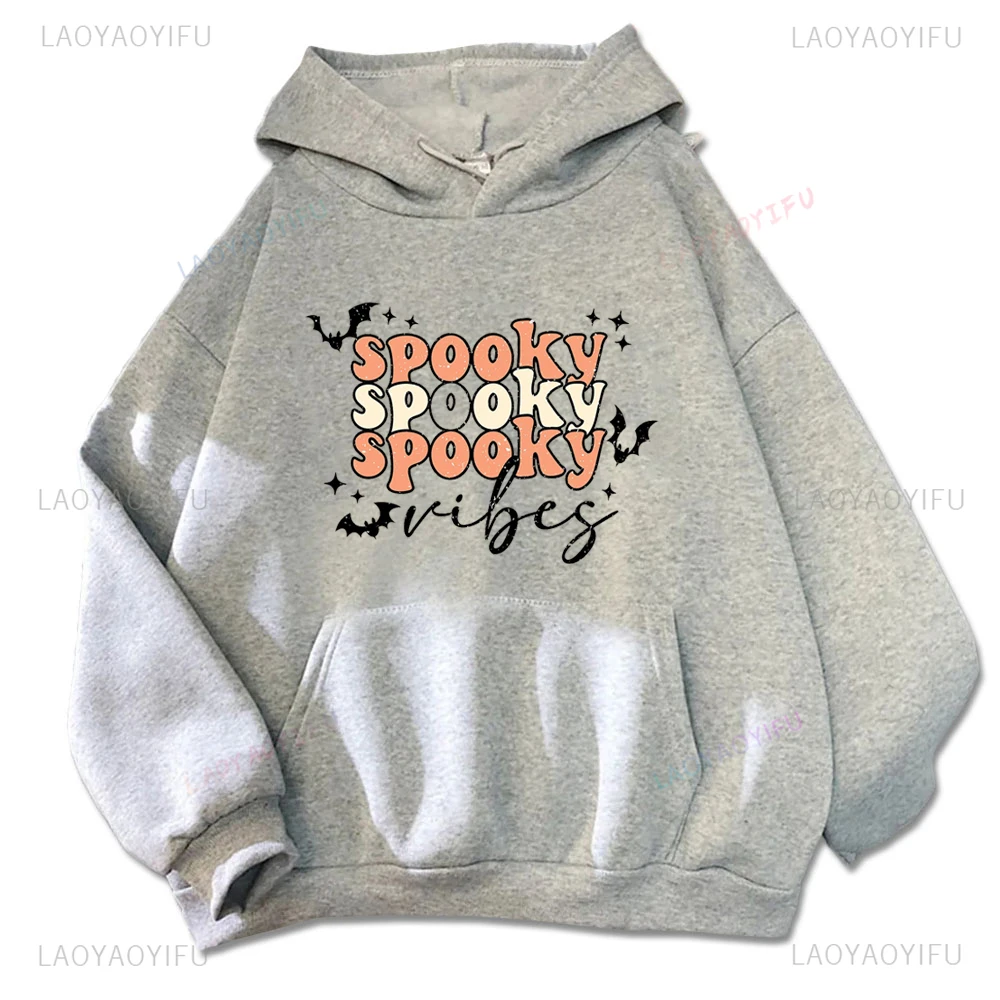 Spooky Pumpkin Lamp Graphic Printed Couple Hoodies Trick or Treat Warm and Windproof Harajuku Casual Hallowmas Man Women Hoodie