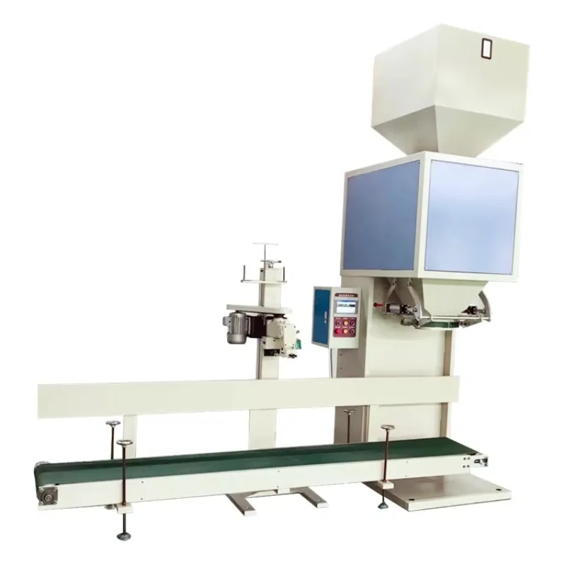 Automatic Weighing Bagging Filling Machine Beans Feed Granular Fertilizer Pellet Grain Rice Packing Machine