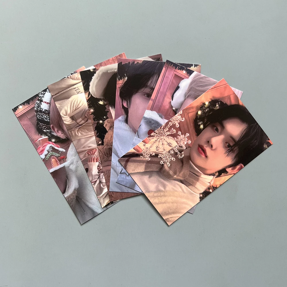 KPOP Soobin TaeHyun YeonJun Selfie Paper Card Double-sided LOMO Cards BeomGyu HUENINGKAI Photocard Postcard Fans Collection G99