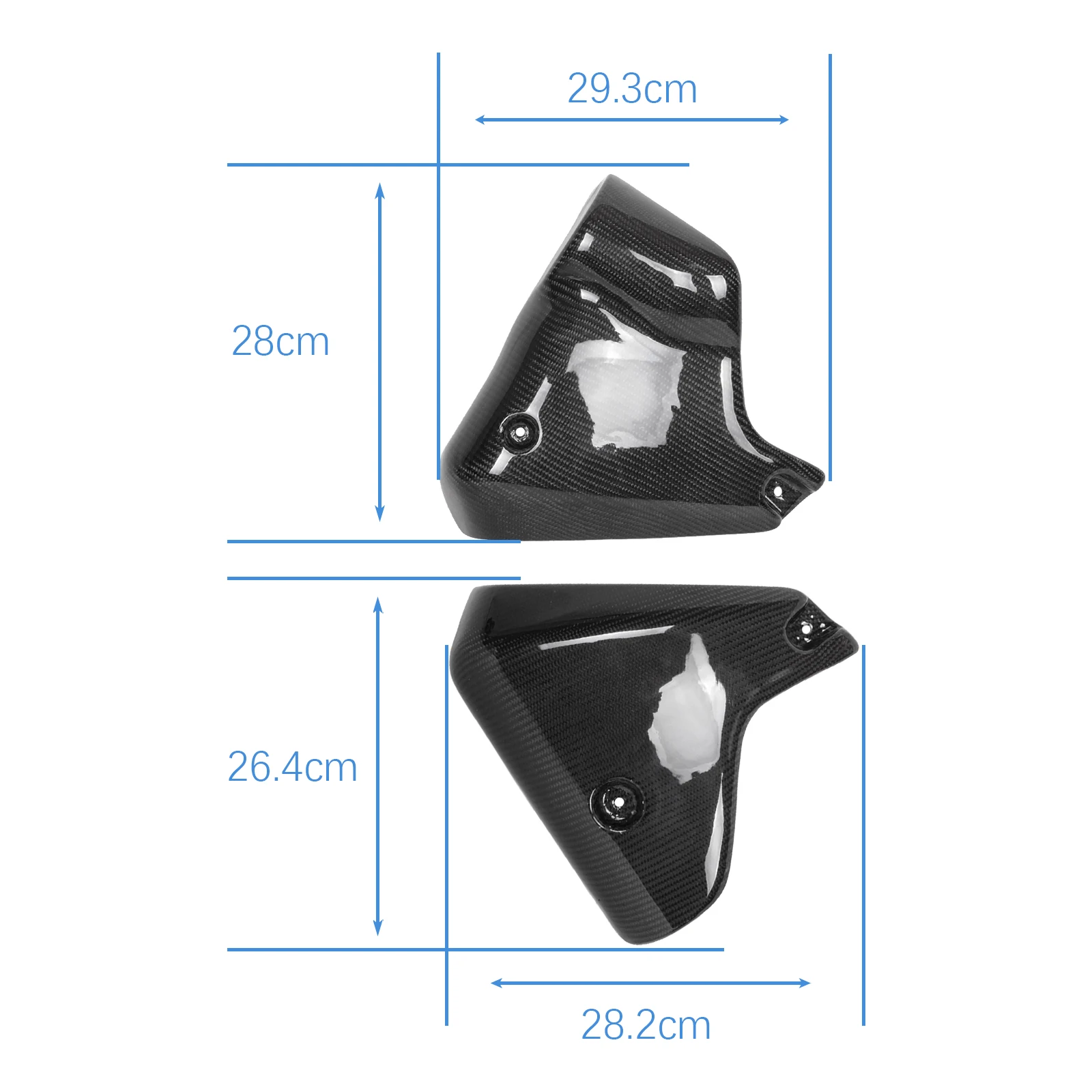 Oldbones Cafe Racer K Serie For BMW K100 100% Carbon Fiber Side Panel Tank Protector Cover Motorcycle Modification Accessories