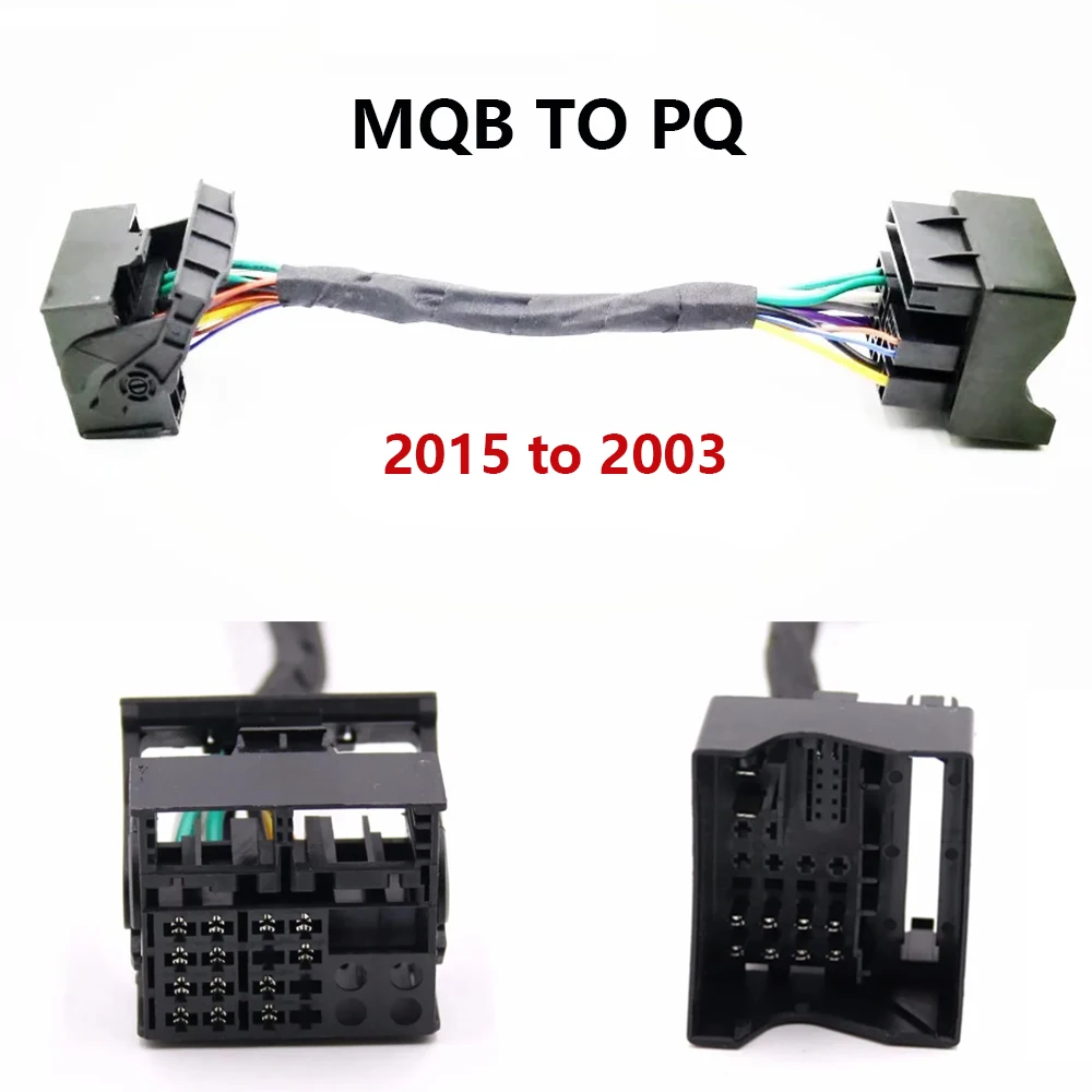 ISO Upgrade Radio Adapter FOR VW 2003 To 2015 MQB To PQ Install RCD330 RCD330G PLUS MIB DIS PRO RADIO MIB std2 pq + PQ TO MQB