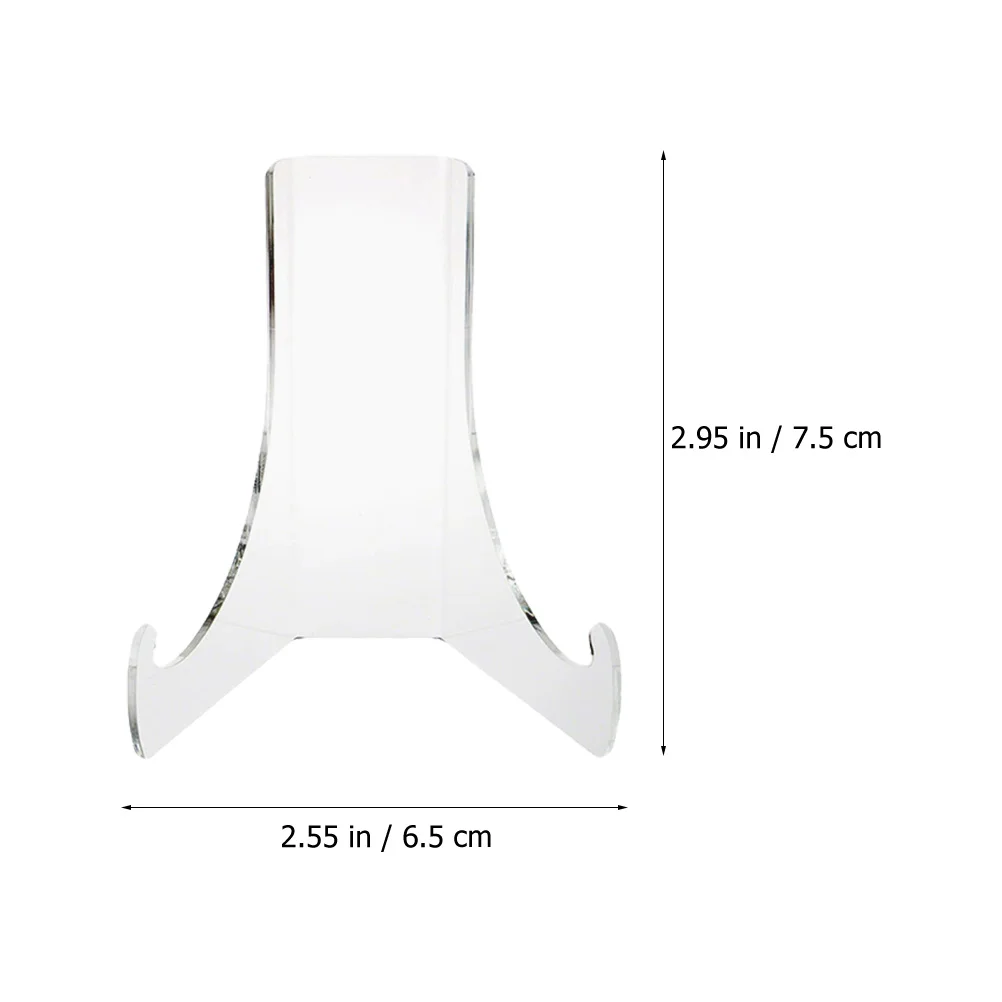 

4Pcs Clear Acrylic Easels Stand Small Display Holder for Pictures Plates Cards Home Restaurant Small Easel