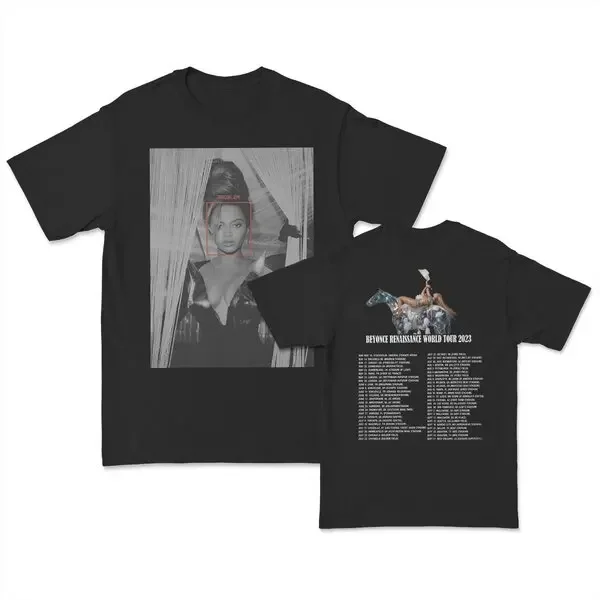 Men Women Pure Cotton World Tour Accessories Tee Shirt Adult Clothes 2024 Beyonce Renaissance Outfits oversized tshirt harajuku