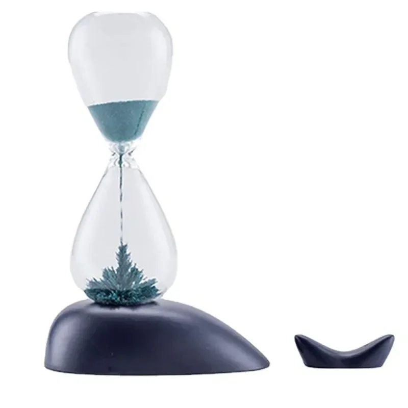 

Creative Magnetic Sand Hourglass Nordic Style Sand Clock 1 Min Desk Decoration Child Timer Home Accessories Quicksand Gift Box