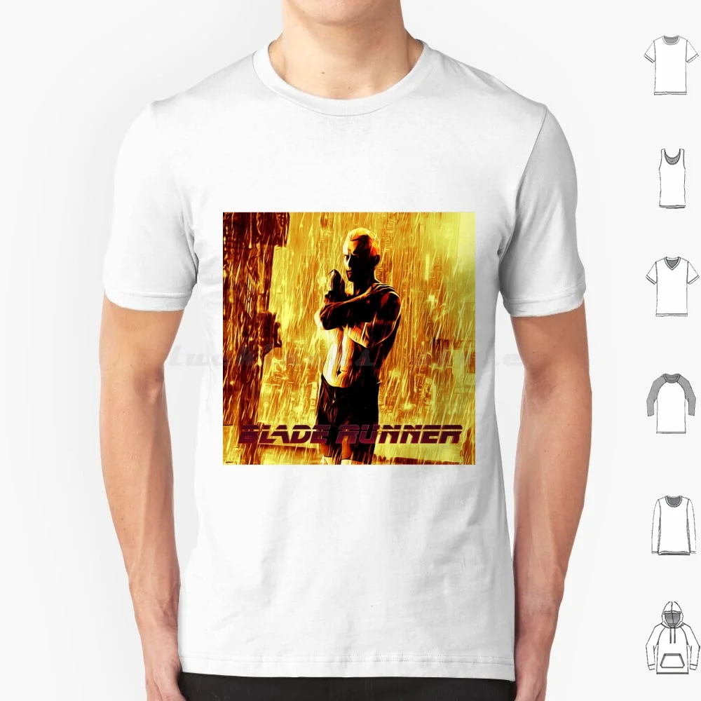 Tears In The Rain T Shirt Cotton Men Women DIY Print Movie Film Graphic Blade Roy Tears In Rain Rutger Hauer Run 2049 Batty