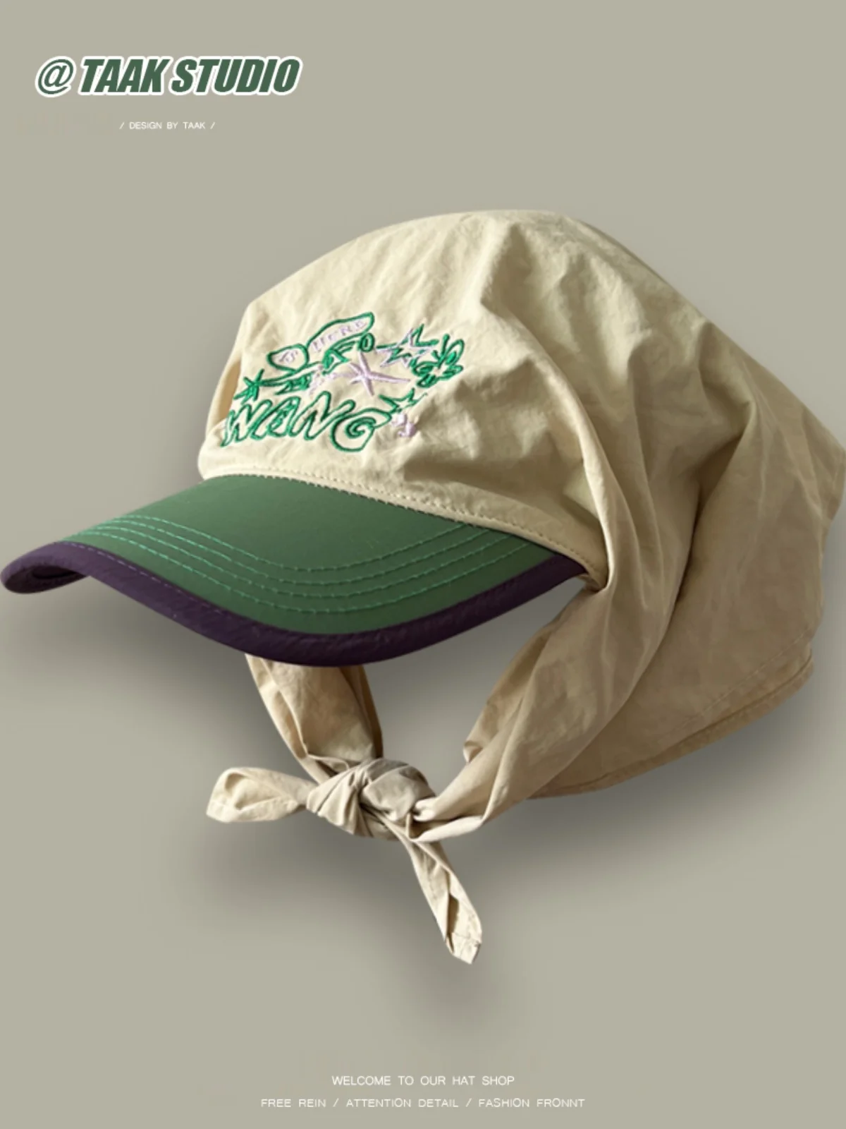 Hat Niche Quick-Drying Sun Hat Female Outdoor Camping Peaked Cap Baotou Baseball Cap