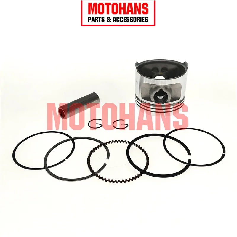 HM1404046 CG125 56.5MM CYLINDER AND PISTON KIT WITH 15MM PISTON PIN 156FMI 125CC ACCESSORIES ATV DIRT BIKE LONCIN LIFAN ZONGSHEN