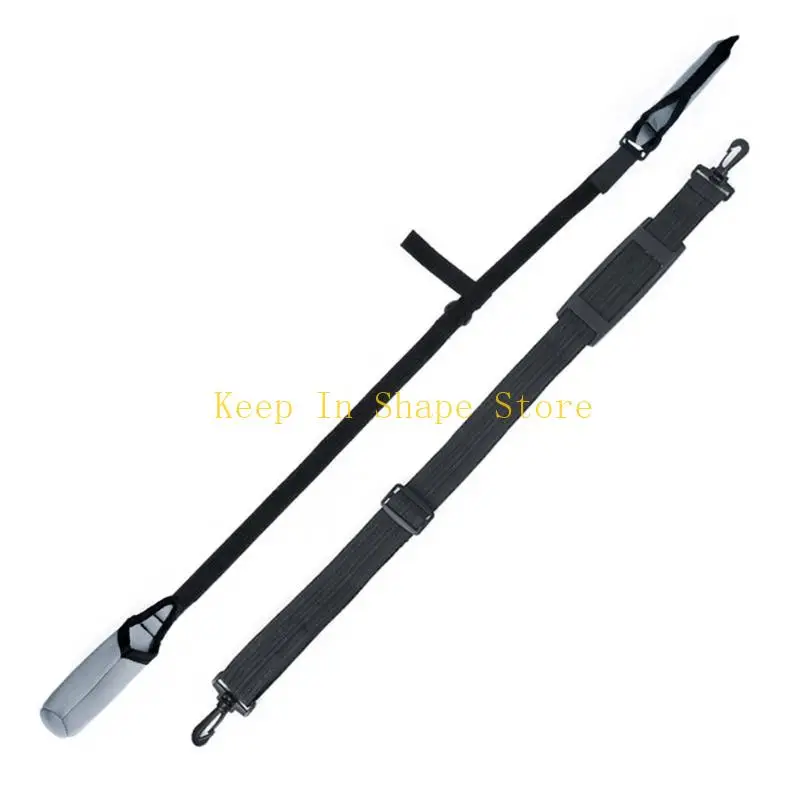 U1JC Rod Storage Cover with Shoulder Belt Adjustable Fishing Rod Sleeve for 58-170cm Fishing Rod Carry Use and Tip Bottom Cover