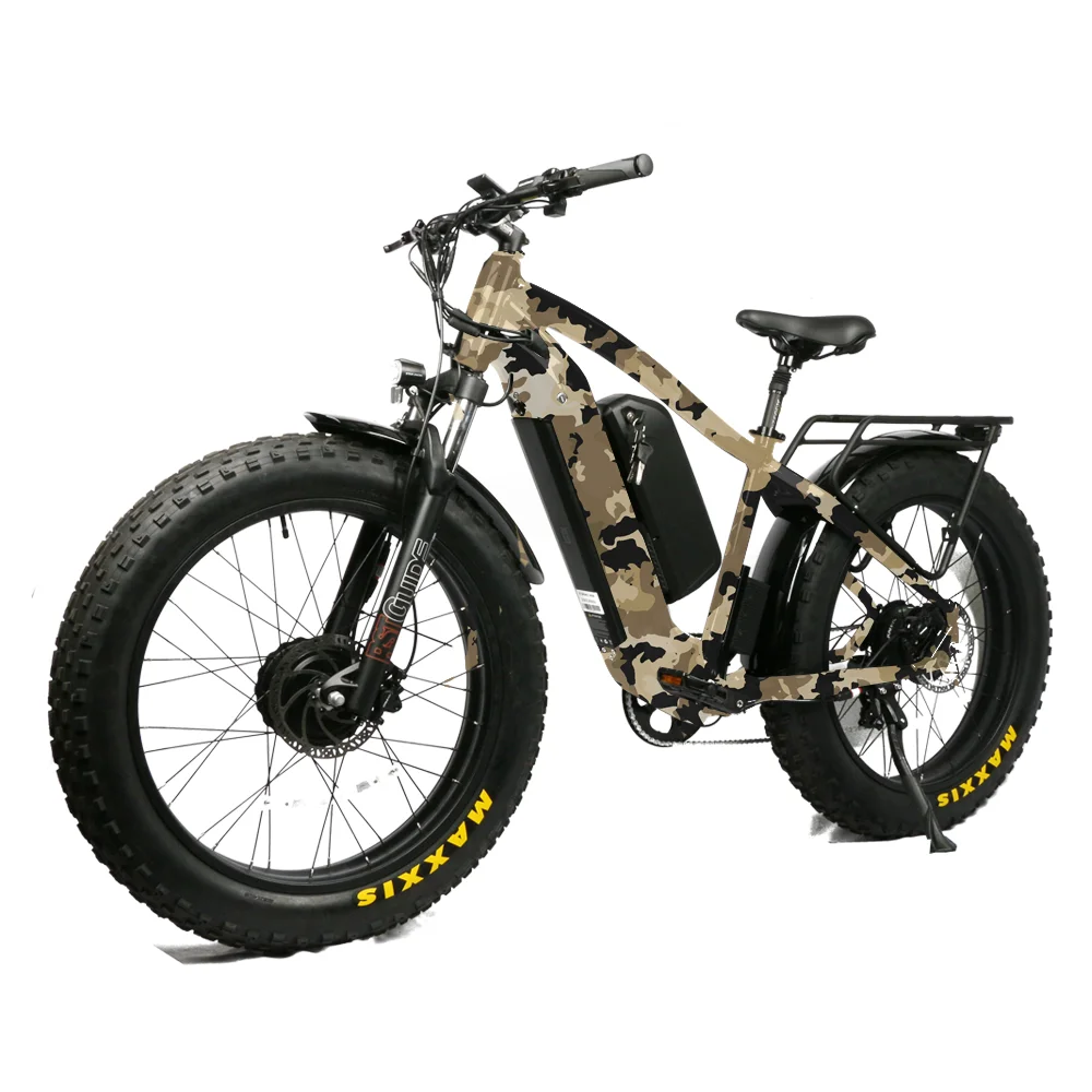 40ah Full Suspension Frame Electric Dirt Bike 48V 52V 1000W 1500W 26 Inch Fat Tire Bicycle Mountain Ebike From China - view 4