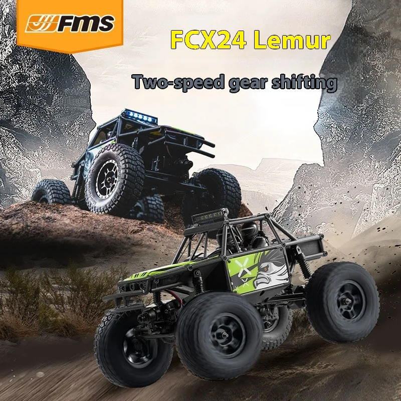 LMR24 1:24 مقياس 4WD زاحف عزم دوران عالي - متسابق الروك الواقعي مع محاور منفذ ومقياس تفصيل نموذج طبق الأصل Pro RTR لعيد الميلاد