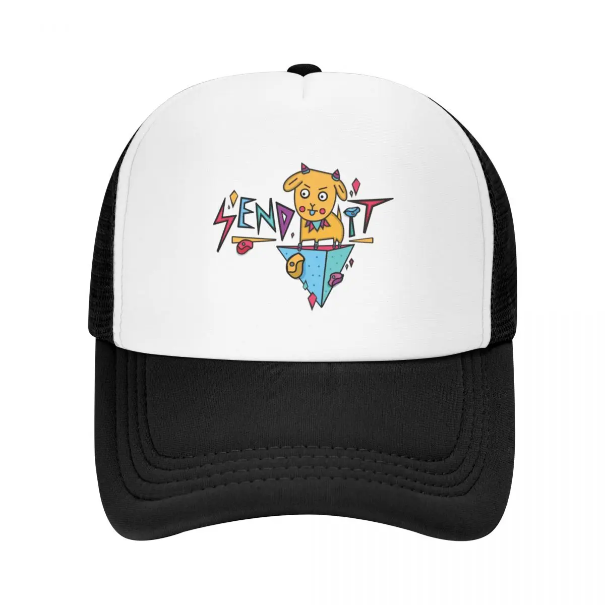 Climbing Bouldering Goat Send ItCap Baseball Cap Dropshipping Hood Beach Cosplay Women's Beach Outlet 2024 Men's