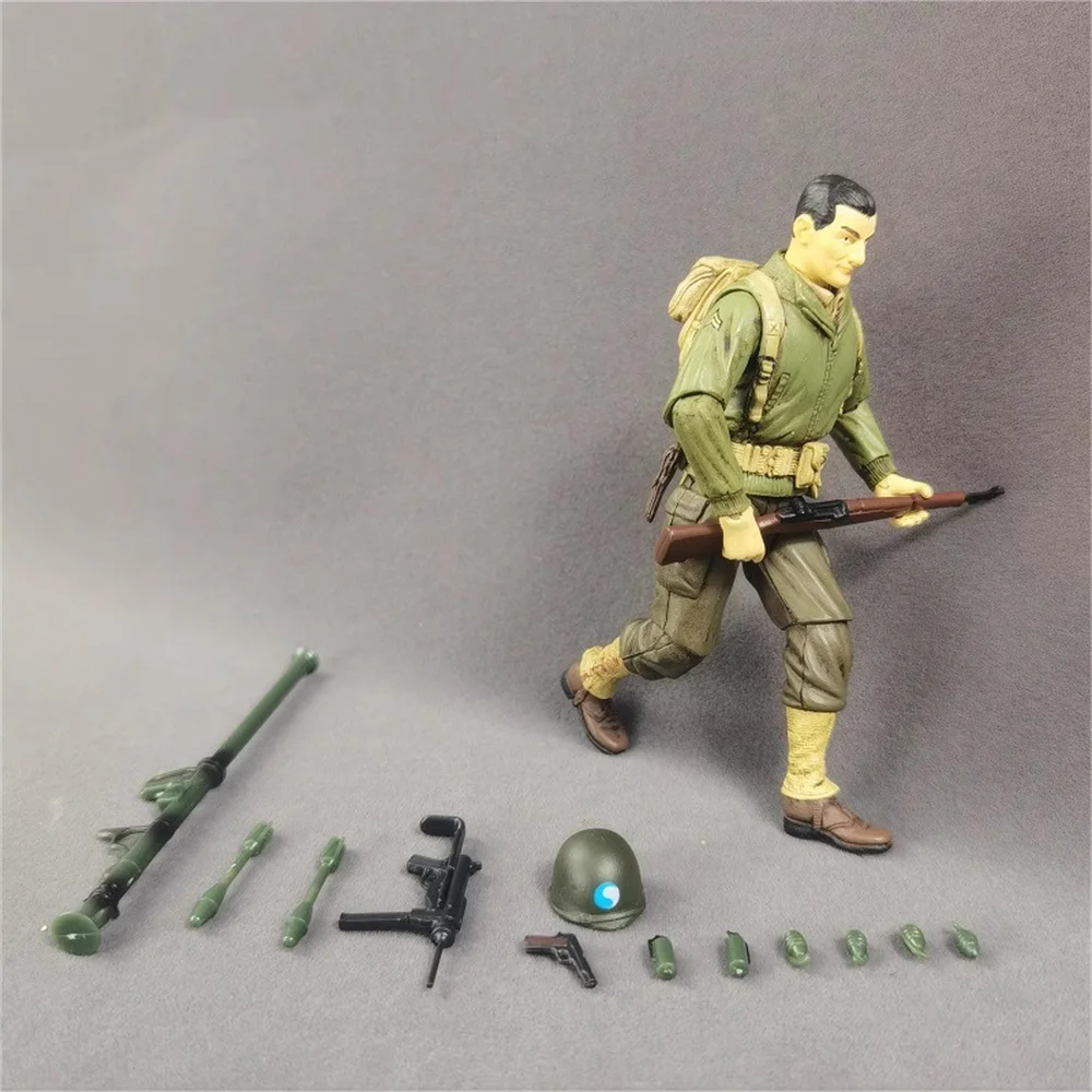 Te Koop 1/18e Ongeveer 3.75 Inch Wwii Serie Ons. Ranger Soldaat Pop Beweegbare Actiefiguur Cadeau Voor Fans Verzamelen Diy