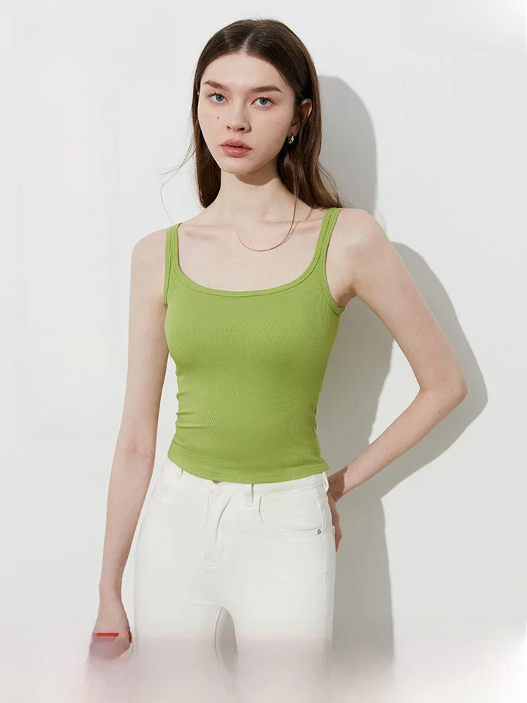 

Dplay een цельный жилет на бретельках женский летний новый Sle Faion универсальный облегающий топ на бретелях удобный волокнистый материал