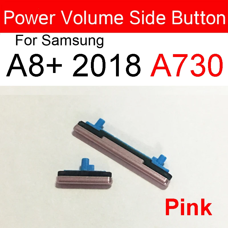 1set(2pcs)Power Volume Side Button For Samsung Galaxy A8 2018 A530 On Off Power Volume Side Key For Samsung A8Plus A8+ 2018 A730 image 4