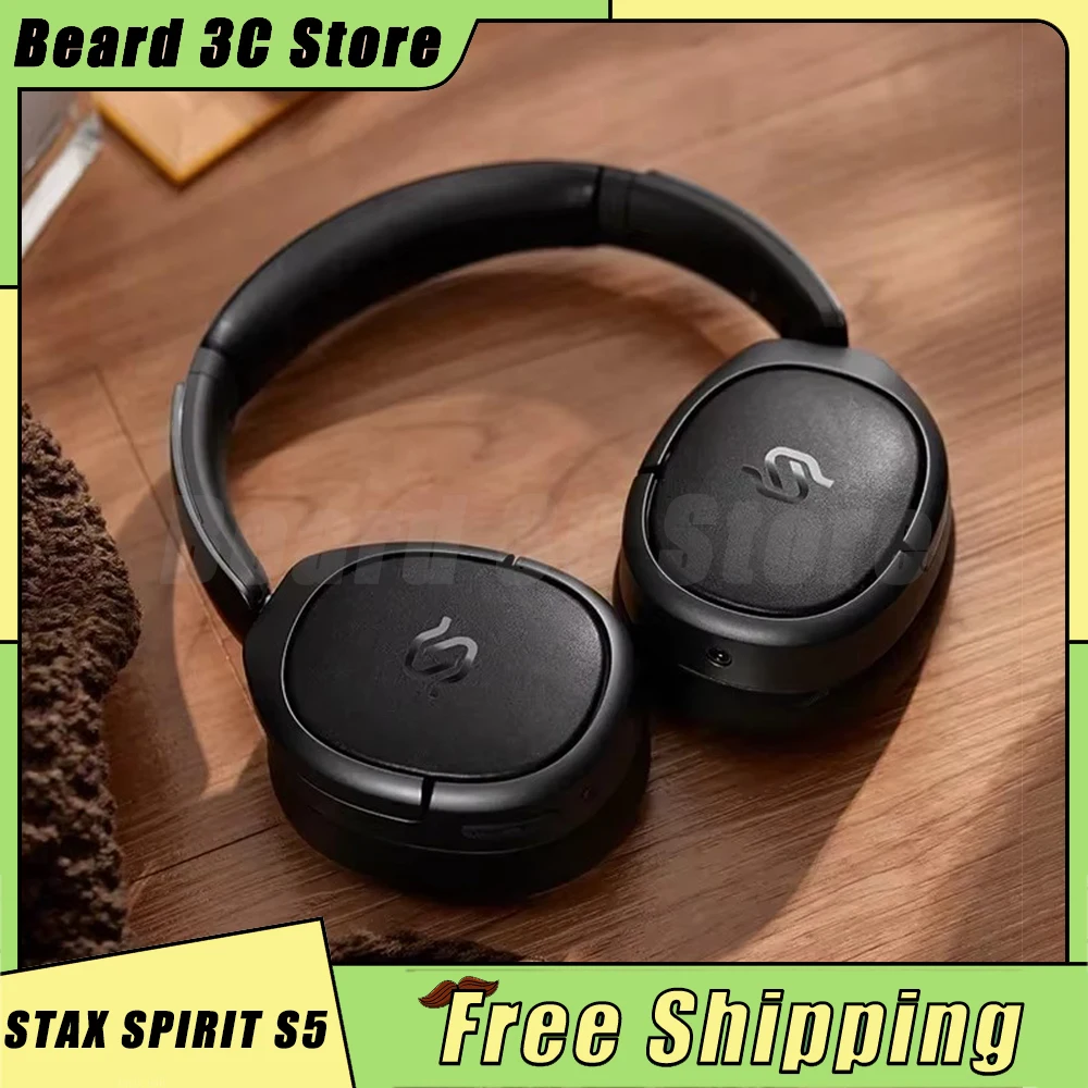 Stax Spirit S5 سماعة رأس مثبتة على الرأس سماعة لاسلكية تعمل بالبلوتوث سماعة رأس رياضية إلكترونية للحد من الضوضاء تخصيص سماعة أذن للموسيقى ملحقات الألعاب