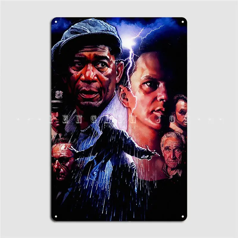 The Shawshank Redemption Metal Sign Club Home Kitchen Design Mural Painting Tin Sign Poster