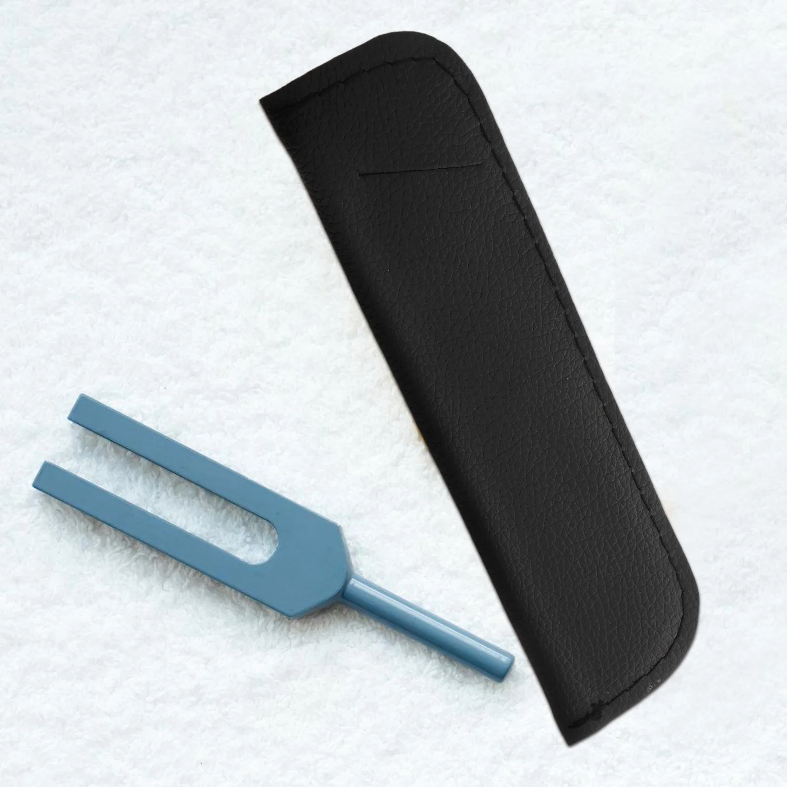 

2 Pcs Tuning Fork Musician Storage Round Accessory Pu Protector Bag Pouch