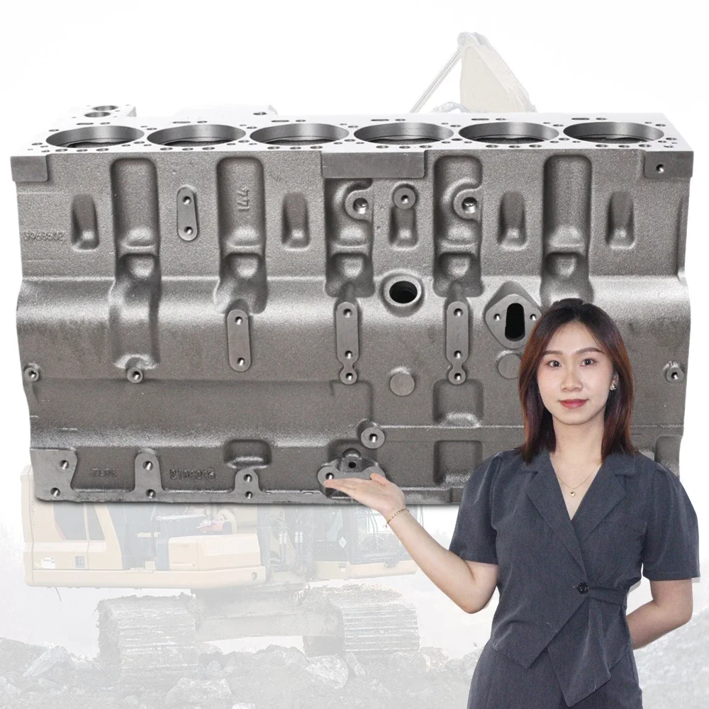 Excavator Bloque De Cilindros Del Motor Cylinder Block Assy  Engine Cylinder Block Assembly ForKubotaHyundaiYanmar