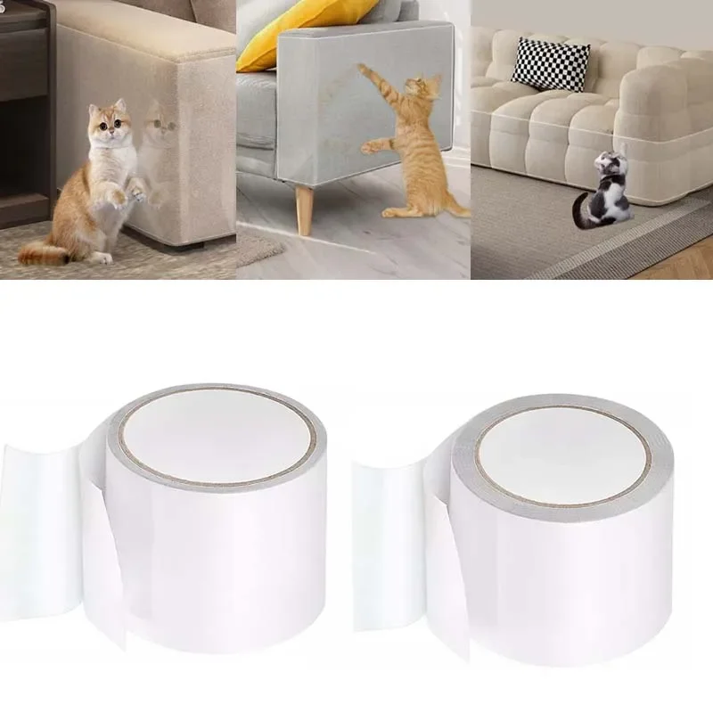 

5/10M Pet Cat Anti Scratch Tape Roll Sofa Furniture Single-side Transparent Scratch-proof Waterproof Adhesive Tape Sticker