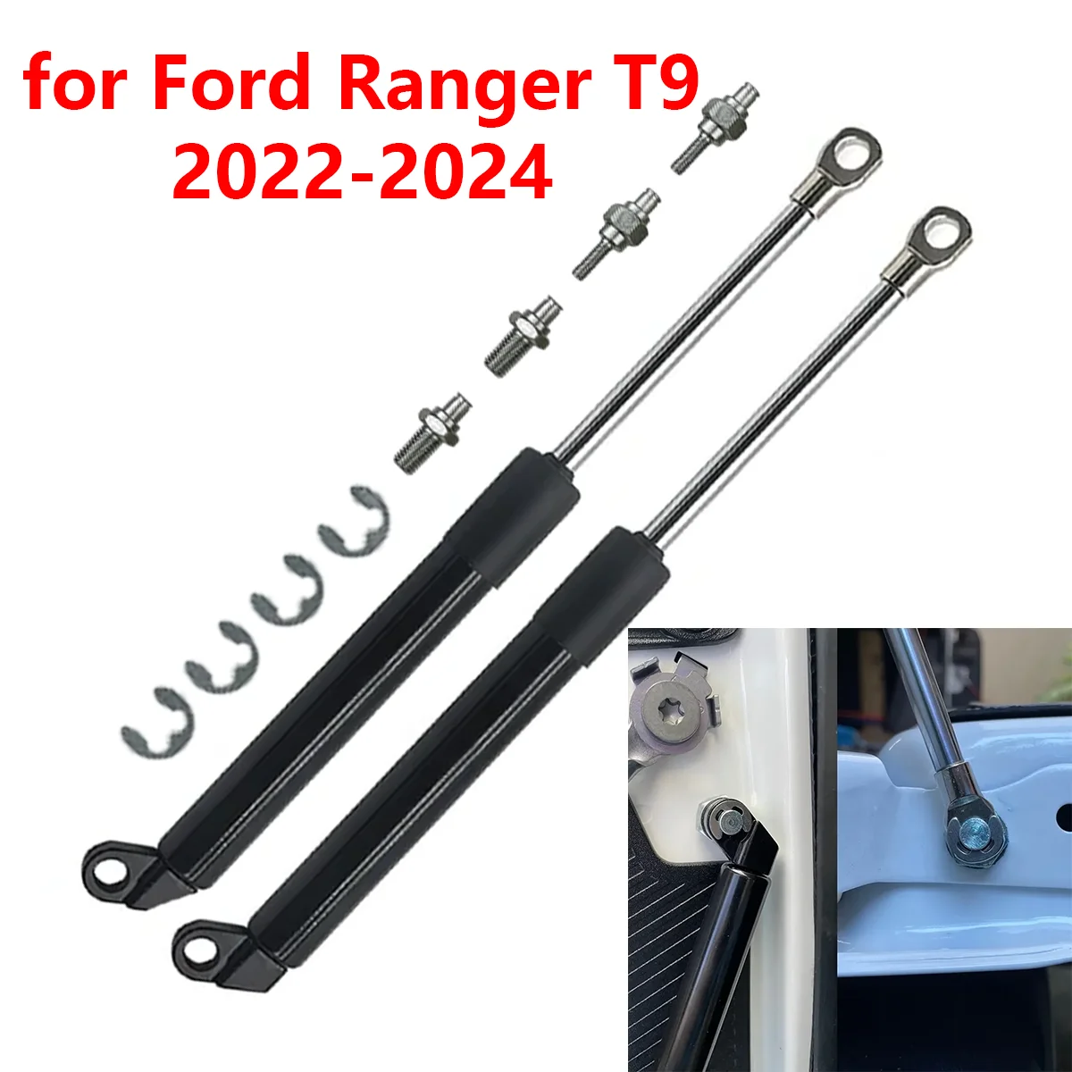 Car Rear Tailgate Assist Damper Strut Hydraulic Rod Slow Down Easy Up for Ford Ranger T9 XL PX XLT 2022-2024