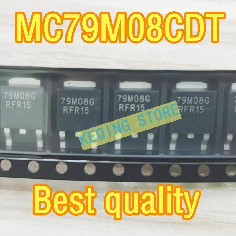 5PCS/10PCS/15PCS/20PCS  MC79M08CDTRKG   MC79M08CDT  79M08G  TO-252