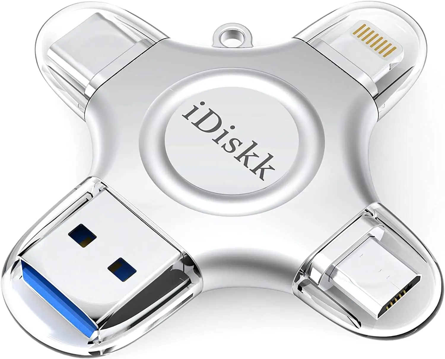 512GB iPhone Flash Drive, MFi Certified, 4-in-1 USB Storage for Photos & Videos, Compatible with iPhone 17/16/15, iPad, Android, Samsung