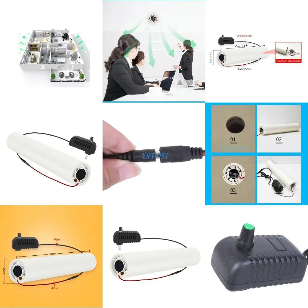 

E15A Inline Duct Fan Adjustment Speed 50mm Ventilation Fan For Kitchen Bathroom