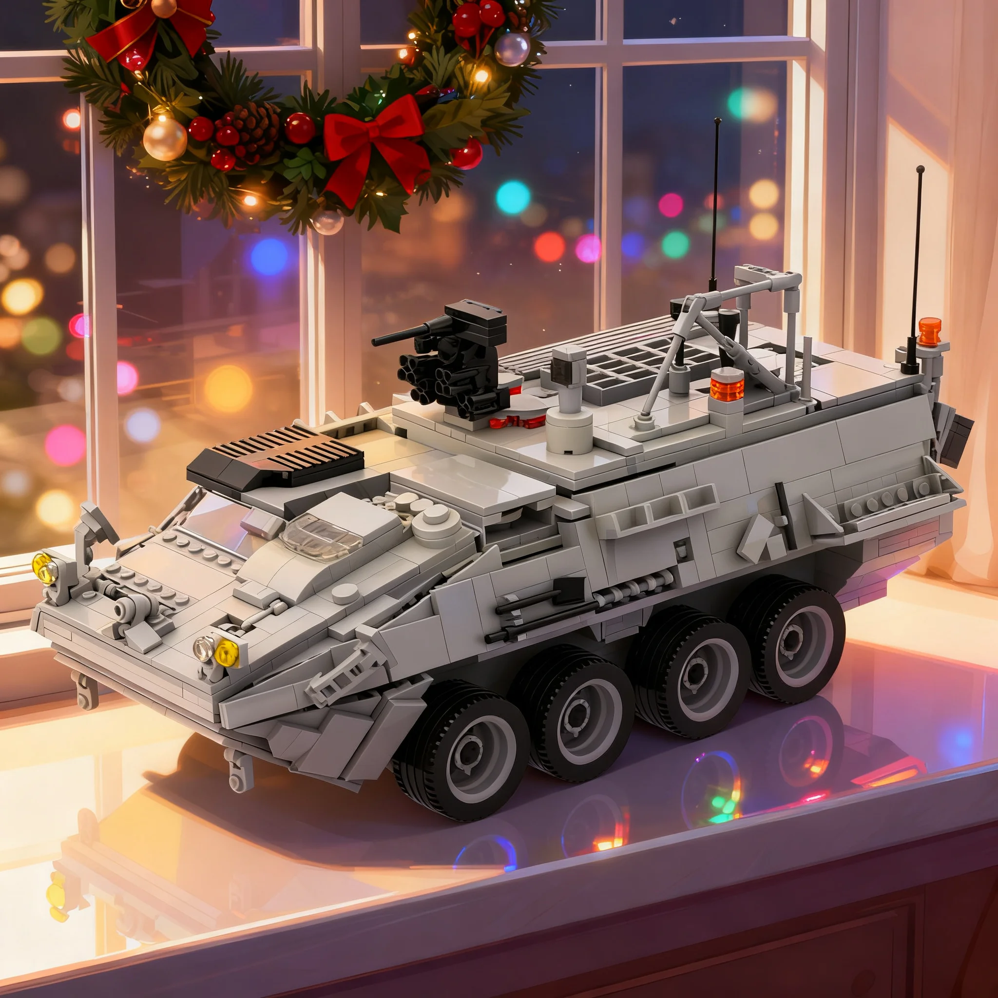 1735pcs MOC M1135 NBC Recon Vehicle Model Building Blocks Toy Construction Christmas Gifts Display Assemble Idea DIY Art Brick