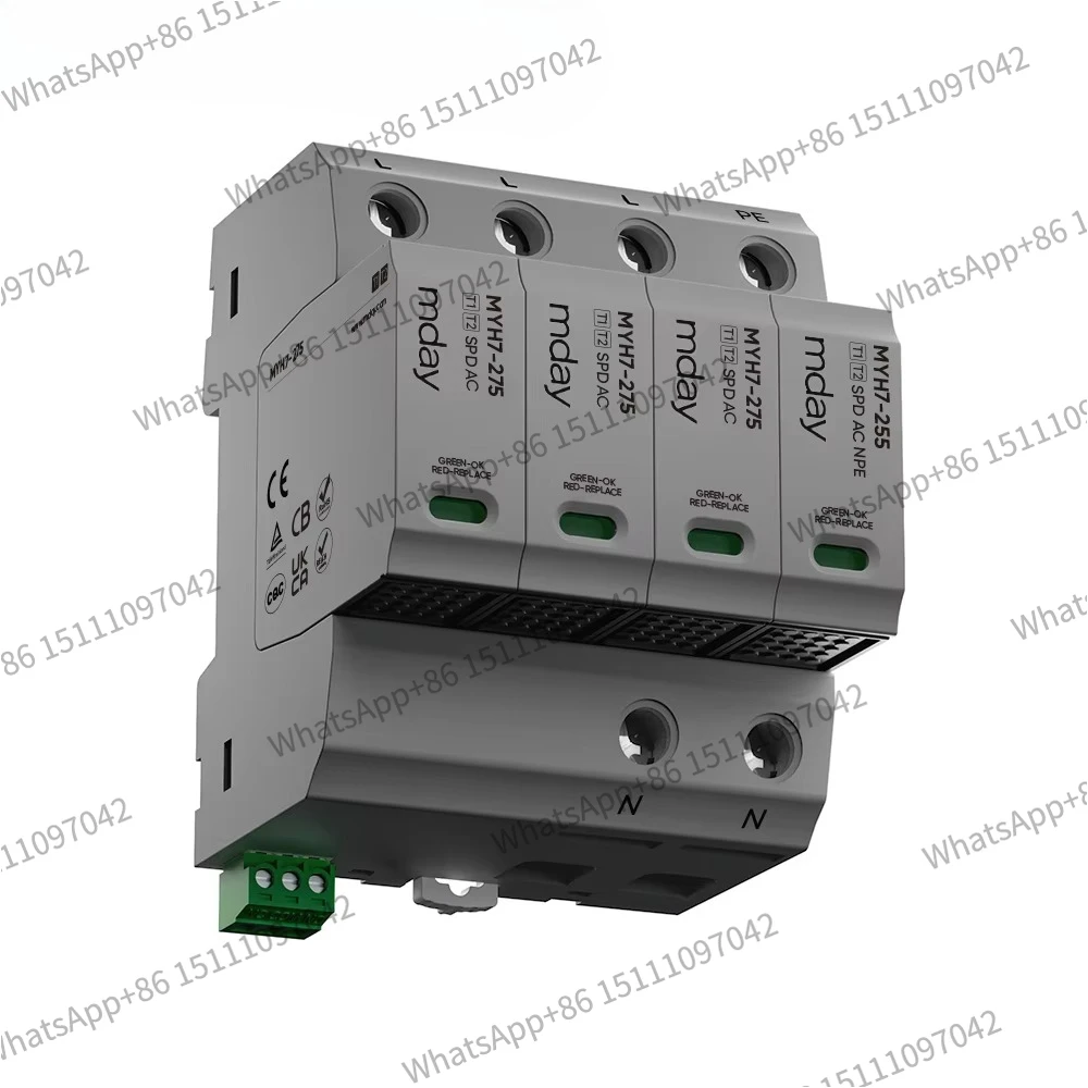 T1 + T2 AC surge protection plug surge protector for Plc digital input