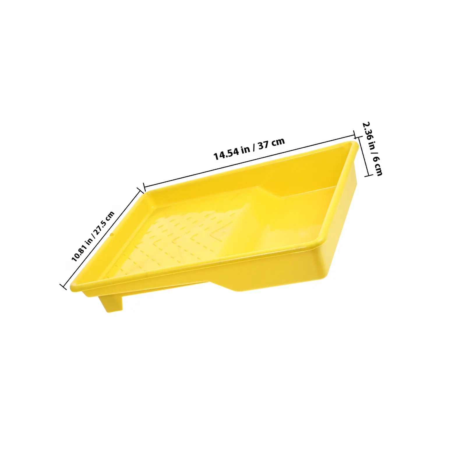 Plastic Paint Tray Paint Roller Pan Universal Design Lightweight Portable for Interior Painting Painting Supplies Storage view 3